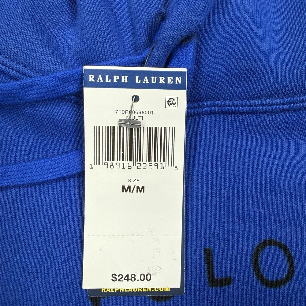 Polo Ralph Lauren Men's Sportsman Hoodie Wolf Expedition‎ Adventure MEDIUM NEW